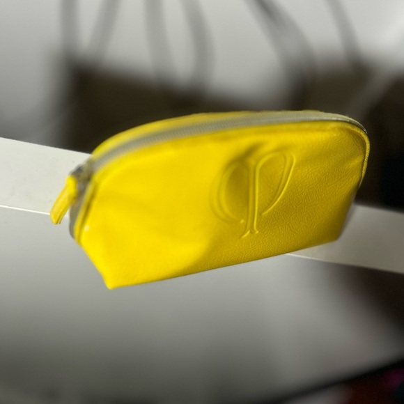 Yellow Cle De Peau Cosmetic Bag, Travel Bag with Zipper - Picture 2 of 5